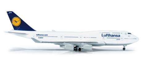 Модель самолёта Herpa Lufthansa Boeing 747-400 D-ABVX Schleswig-Holstein