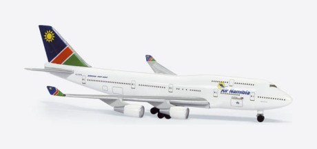 Модель самолёта Herpa Air Namibia Boeing 747-400