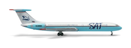 Модель самолёта Herpa SAT Airlines Ilyushin IL-62
