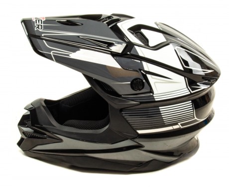 Шлем HIZER J6803 #2 Black/Grey