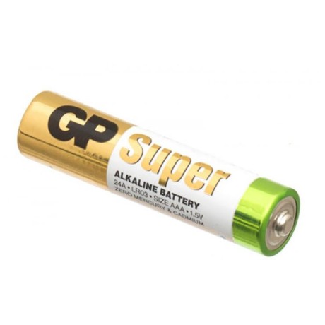 Батарейка алкалиновая GP Super Alkaline AAA (24A, LR03, 1.5V)