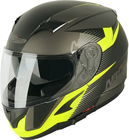 Шлем интеграл NITRO N2300 RIFT DVS (Black/Gun/Safety Yellow)