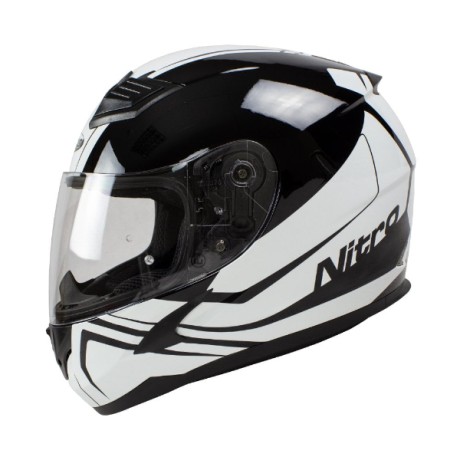 Шлем интеграл NITRO N2400 ROGUE (Black/White)