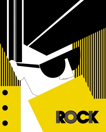 Постер "Rock" 40x50м ( В тубусе)