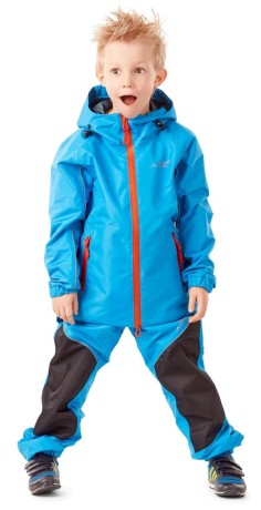 Детский комплект дождевой (куртка, брюки) EVO Kids Blue (мембрана)