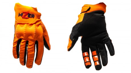 Перчатки мото HIZER #4 Black/Orange