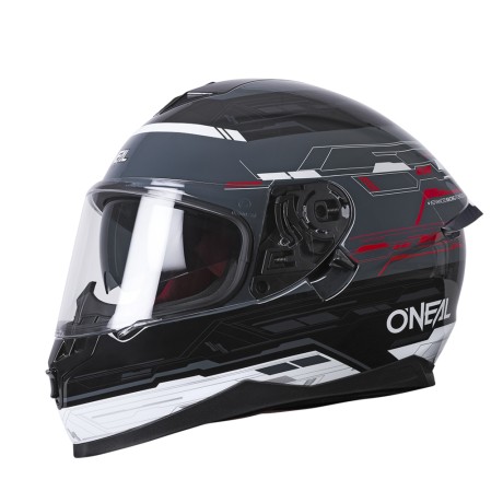 Шлем интеграл O'NEAL Challenger Matrix красный/черный