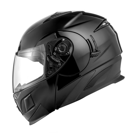 Шлем модуляр ZEUS ZS-3020 чёрный глянец