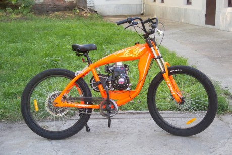 Велосипед Фэтбайк с веломотором LIFAN (4-х тактный , 26")