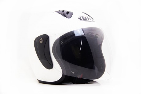 Шлем полуоткрытый BIO White