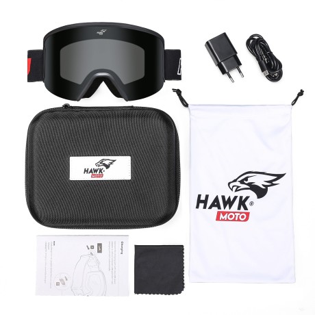 Очки с подогревом Hawk Moto SNOW PRO