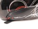 Шлем RSV Racer Flair,  чёрно-серебряно-красный (Flair Black) (14644538743594)