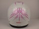 Шлем RSV Saturn DL Pins,  двойной визор, бело-розовый (White/Pink) (14644550868869)