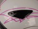 Шлем RSV Saturn DL Pins,  двойной визор, бело-розовый (White/Pink) (14644550886917)