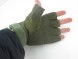 Перчатки OAKLEY с обрезанными пальцами (цвета хаки с черными вставками) (14869721783461)