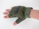 Перчатки OAKLEY с обрезанными пальцами (цвета хаки с черными вставками) (14869721800568)