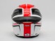 Шлем AFX FX-24 STINGER STREET HELMET WHITE/BLACK/RED (15623489529236)