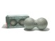Шар массажный Original FitTools сдвоенный 16 х 8 см серый (15758811808552)