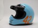 Шлем (кроссовый) Origine VIRGO Danny голубой/оранжевый/чёрный глянцевый (15838611316854)
