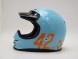 Шлем (кроссовый) Origine VIRGO Danny голубой/оранжевый/чёрный глянцевый (15838611361006)
