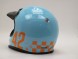 Шлем (кроссовый) Origine VIRGO Danny голубой/оранжевый/чёрный глянцевый (15838611387174)