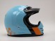 Шлем (кроссовый) Origine VIRGO Danny голубой/оранжевый/чёрный глянцевый (15838611487013)