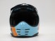 Шлем (кроссовый) Origine VIRGO Danny голубой/оранжевый/чёрный глянцевый (15838611583341)