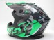 Шлем (кроссовый) JUST1 J32 YOUTH SWAT Hi-Vis зеленый/черный глянцевый (15883555295576)