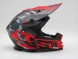 Шлем (кроссовый) JUST1 J32 YOUTH SWAT Hi-Vis красный/черный матовый (1590505726623)