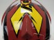 Шлем (мотард) Ataki JK802 Rampage коричневый/жёлтый глянцевый (1590505958174)