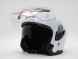 Шлем (открытый со стеклом) Ataki JK526 Solid белый глянцевый (16081325857576)