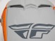 Шлем детский кроссовый FLY RACING KINETIC STRAIGHT EDGE оранжевый/серый матовый (16080384524239)