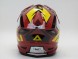 Шлем кроссовый Ataki JK801 Rampage коричневый/желтый глянцевый (16081108387644)