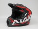 Шлем кроссовый Ataki JK801 Rampage красный/серый матовый (16081319880481)