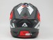 Шлем кроссовый Ataki JK801 Rampage красный/серый матовый (16081319892473)
