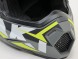 Шлем кроссовый Ataki JK801 Rampage серый/желтый матовый (16081321672015)
