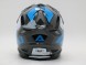 Шлем кроссовый Ataki JK801 Rampage серый/синий глянцевый (16081322653054)
