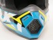 Шлем кроссовый Ataki JK801 Rampage синий/желтый глянцевый (16081323416154)
