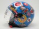 Шлем детский открытый SHIRO SH-62 TRAVEL STAMPS (16088856422797)