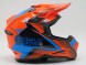 Шлем KIOSHI Holeshot 801 Оранжевый/синий (16122624673218)