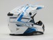 Детский кроссовый шлем ATAKI SC-15 Rift White Gloss/Blue (16221250333533)