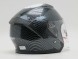 Шлем открытый со стеклом Ataki JK526 Carbon глянцевый черный/серый (16221263538114)