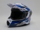 Шлем HIZER J6801 #6 white/blue (16228247476594)