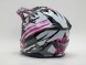 Шлем кроссовый YM-211 "YAMAPA" Black Pink (16249627238551)