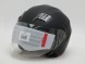 Шлем открытый со стеклом Safelead LX-221 Matt black (16247111692449)