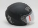 Шлем открытый со стеклом Safelead LX-221 Matt black (16247111787998)