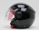Шлем Shiro открыты со стеклом SH-62 Solid Black (16248780321988)