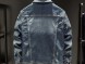 Джинсовая куртка мужская в стиле пэчворк (Blue) (16265272939554)