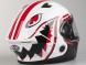 Шлем Airoh Valor Touchdown белый, черный, красный (16295653777148)