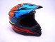 Шлем HIZER J6803 #3 Black/Blue/Orange (16361039830418)